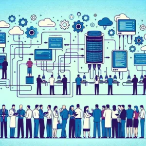 "Illustration of queue workers managing scalable background processing in serverless environments, highlighting strategies from the article 'Mastering Queue Workers in Serverless Environments: A Complete Guide to Scalable Background Processing'."